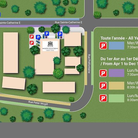 מונטריאול Hotel Auberge Manoir Ville Marie מראה חיצוני תמונה