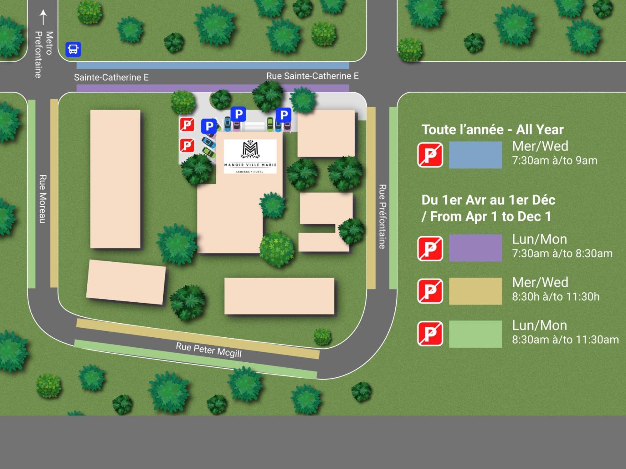 מונטריאול Hotel Auberge Manoir Ville Marie מראה חיצוני תמונה